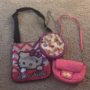 ❗️ SOLD ❗️3 Crossbody Purses Kids